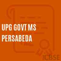 Upg Govt Ms Persabeda Middle School Logo
