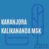 Karanjora Kalikananda Msk School Logo
