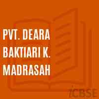 Pvt. Deara Baktiari K. Madrasah Primary School Logo
