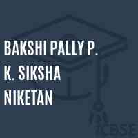 Bakshi Pally P. K. Siksha Niketan Primary School Logo