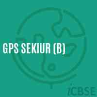 Gps Sekiur (B) Primary School Logo