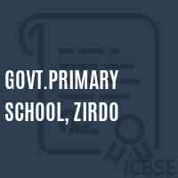 Govt.Primary School, Zirdo Logo