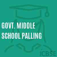 Govt. Middle School Palling Logo