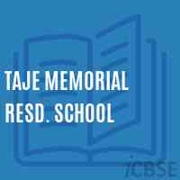 Taje Memorial Resd. School Logo