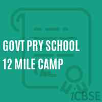 Govt Pry School 12 Mile Camp Logo