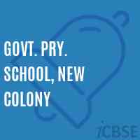 Govt. Pry. School, New Colony Logo