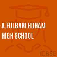A.Fulbari Hdham High School Logo
