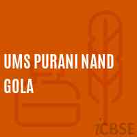 Ums Purani Nand Gola Middle School Logo