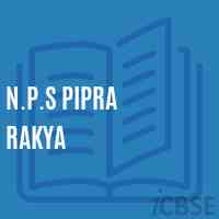 N.P.S Pipra Rakya Primary School Logo
