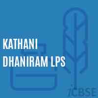 Kathani Dhaniram Lps Primary School Logo