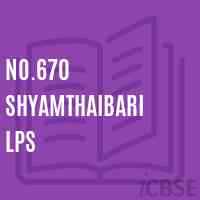 No.670 Shyamthaibari Lps Primary School Logo