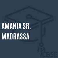 Amania Sr. Madrassa High School Logo