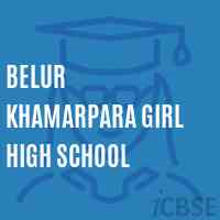 Belur Khamarpara Girl High School Logo