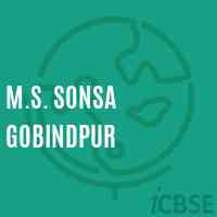 M.S. Sonsa Gobindpur Middle School Logo