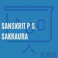 Sanskrit P.S. Sakraura Primary School Logo