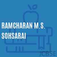 Ramcharan M.S. Sohsarai Middle School Logo