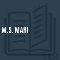 M.S. Mari Middle School Logo