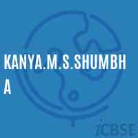Kanya.M.S.Shumbha Middle School Logo