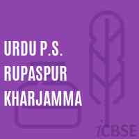 Urdu P.S. Rupaspur Kharjamma Primary School Logo