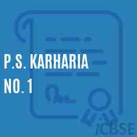 P.S. Karharia No. 1 Primary School Logo