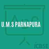 U.M.S Parnapura Middle School Logo