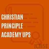 Christian Principle Academy Ups School Logo