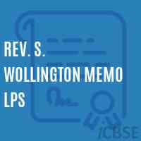 Rev. S. Wollington Memo Lps Primary School Logo