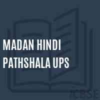 Madan Hindi Pathshala Ups Secondary School Logo