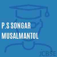 P.S Songar Musalmantol Primary School Logo