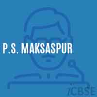 P.S. Maksaspur Middle School Logo