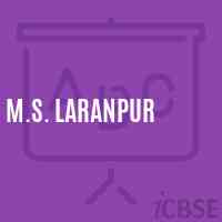 M.S. Laranpur Middle School Logo