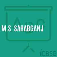 M.S. Sahabganj Middle School Logo