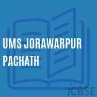 Ums Jorawarpur Pachath Middle School Logo