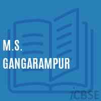 M.S. Gangarampur Middle School Logo