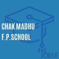 Chak Madhu F.P.School Logo