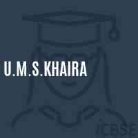 U.M.S.Khaira Middle School Logo