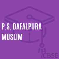 P.S. Dafalpura Muslim Primary School Logo