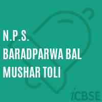 N.P.S. Baradparwa Bal Mushar Toli Primary School Logo