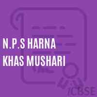 N.P.S Harna Khas Mushari Primary School Logo