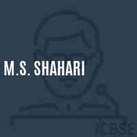 M.S. Shahari Middle School Logo