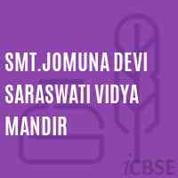 Smt.Jomuna Devi Saraswati Vidya Mandir Secondary School Logo