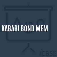 Kabari Bond Mem Middle School Logo
