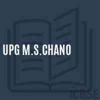Upg M.S.Chano Middle School Logo