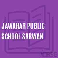 Jawahar Public School Sarwan Logo