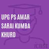 Upg Ps Amar Sarai Kumba Khurd Primary School Logo