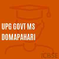 Upg Govt Ms Domapahari Middle School Logo