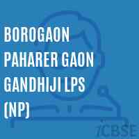 Borogaon Paharer Gaon Gandhiji Lps (Np) Primary School Logo