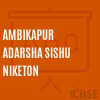 Ambikapur Adarsha Sishu Niketon Middle School Logo