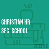 Christian Hr. Sec. School Logo