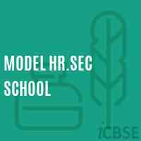 Model Hr.Sec School Logo